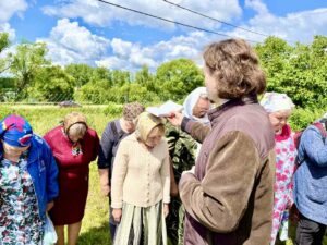 Молебен Пресвятой Богородице у стен Казанского (Андреевского) храма села Суково