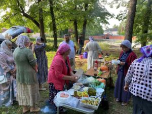 Паломническая группа из Курска в гостях в Вознесенской Давидовой пустыни