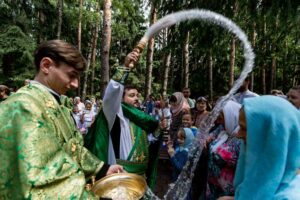 Престольный праздник в храме Петра и Февронии города Домодедово