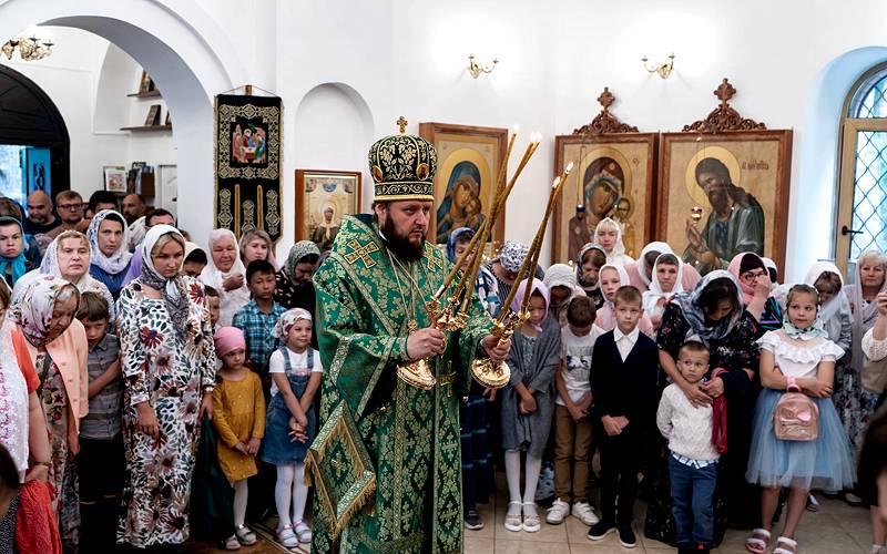 Престольный праздник в храме Петра и Февронии города Домодедово