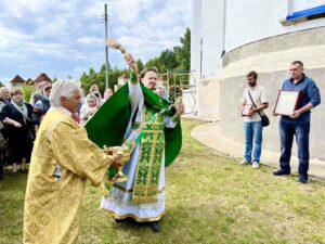 Престольный праздник в Знаменском храме села Старая Кашира