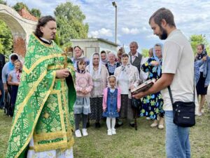 Престольный праздник в Знаменском храме села Старая Кашира