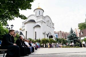 Архиерейское богослужение в Преображенском соборе города Люберцы