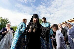 Архиерейское богослужение в Смоленском храме в Домодедово