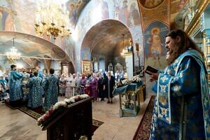 Архиерейское богослужение в Смоленском храме в Домодедово