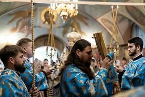 Архиерейское богослужение в Смоленском храме в Домодедово