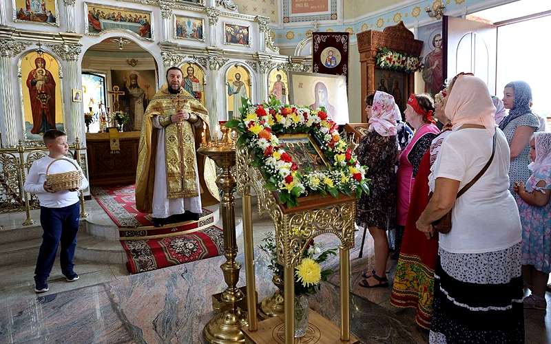 Престольный праздник в Борисо-Глебском храме села Енино