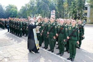 Присяга курсантов в филиале Военной академии РВСН в Серпухове