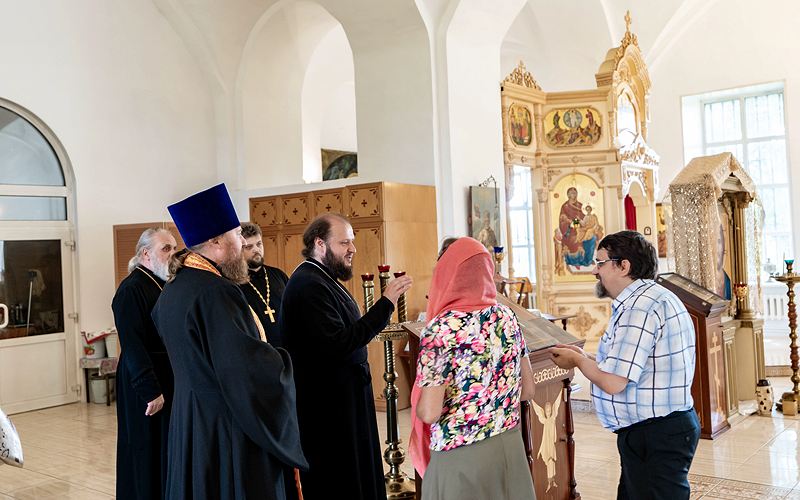 Визит архиепископа Подольского и Люберецкого Аксия в храмы Ступинского благочиния