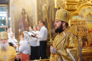 Всенощное бдение в Троицком кафедральном соборе Подольска