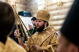 Архиерейское богослужение в Георгиевском храме Подольска