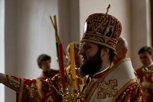 Архиерейское богослужение в храме Воскресения Словущего села Колычёво 26 09 2022