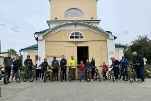 Велопробег жителей Ленинского округа в День трезвости