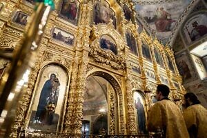 Всенощное бдение в Троицком кафедральном соборе Подольска