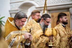 Архиерейское богослужение в Иоанно-Богословском храме