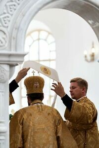 Архиерейское богослужение в Иоанно-Богословском храме