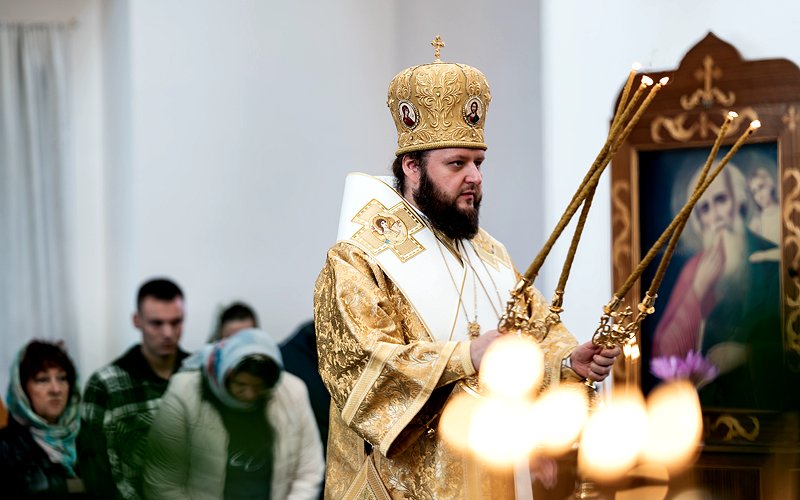 Архиерейское богослужение в Иоанно-Богословском храме