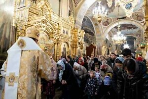 Архиерейское богослужение в Троицком кафедральном соборе 23 10 2022