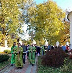 Престольный праздник в Тихвинском храме города Ступино