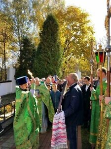 Престольный праздник в Тихвинском храме города Ступино