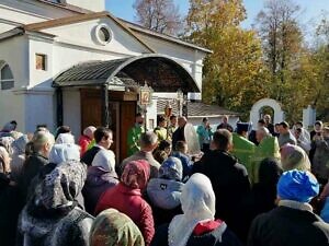 Престольный праздник в Тихвинском храме города Ступино