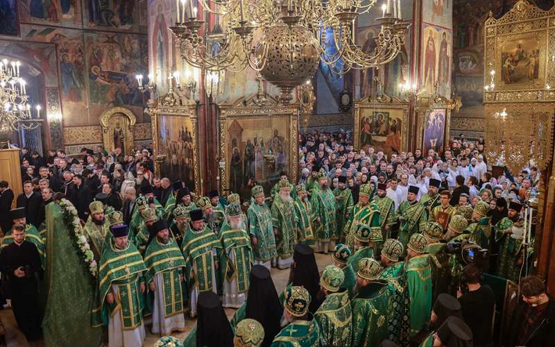 В Троице-Сергиевой лавре прошли торжества по случаю дня памяти преподобного Сергия Радонежского