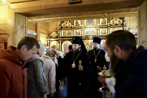 Великое освящение Георгиевского храма в деревне Машково