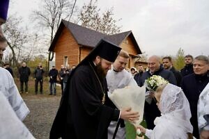 Великое освящение Георгиевского храма в деревне Машково