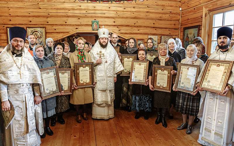 Великое освящение в Свято-Духовском храме деревни Красино