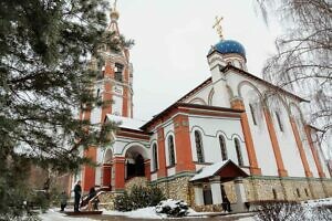 Архиерейское богослужение в храме иконы Божией Матери «Скоропослушница» в деревне Чурилково