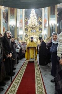 Архиерейское богослужение в храме иконы Божией Матери «Утоли моя печали»