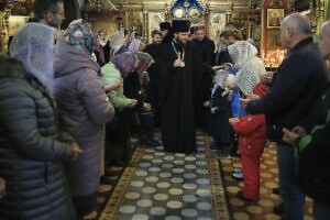 Архиерейское богослужение в Христорождественском храме села Беседы 06-11-2022