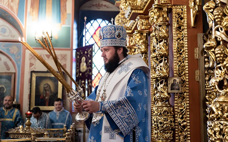 Архиерейское богослужение в Казанском храме города Котельники