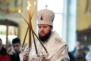 Архиерейское богослужение в Троицком храме села Коледино