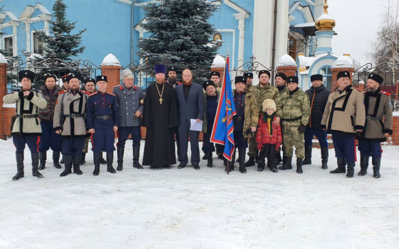 Казачий круг в селе Покров городского округа Подольск