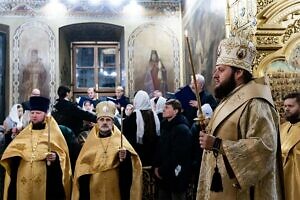 Всенощное бдение в Троицком кафедральном соборе Подольска