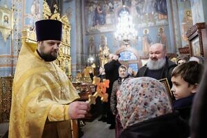 Архиерейское богослужение в соборе Всех святых в земле Русской просиявших города Домодедово