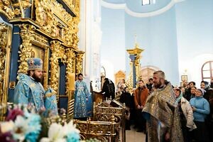 Престольный праздник в Знаменском храме посёлка Дубровицы