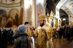 Всенощное бдение в соборе Николы Белого города Серпухова