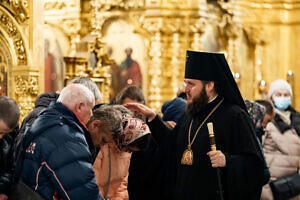 Всенощное бдение в Троицком кафедральном соборе Подольска 17 12 2022