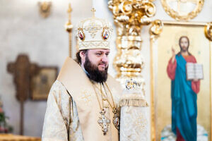 Архиерейское богослужение в Христорождественском храме микрорайона Барыбино