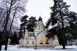 Архиерейское богослужение в Серафимо-Знаменском скиту