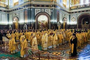 Патриаршее богослужение в Храме Христа Спасителя в день памяти мученицы Татианы