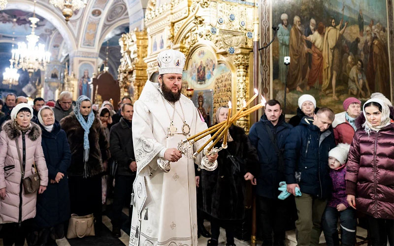 Праздник Рождества Христова в Троицком кафедральном соборе Подольска