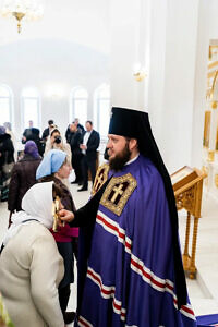 Архиерейское богослужение в храме Всех святых в земле Русской просиявших города Ступино