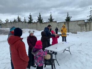 Масленичные гуляния в деревне Одинцово городского округа Домодедово