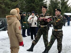 Торжественная церемония «Священная земля Сталинграда» в Серпухове​