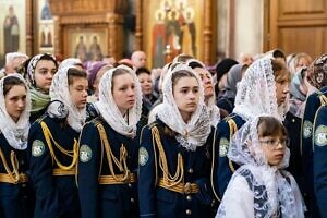 Архиерейское богослужение в Преображенском соборе городского округа Люберцы