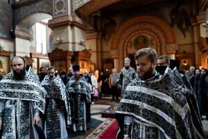 Литургия Преждеосвященных Даров в Преображенском соборе города Люберцы