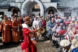 Божественная литургия в Преображенском соборе города Люберцы